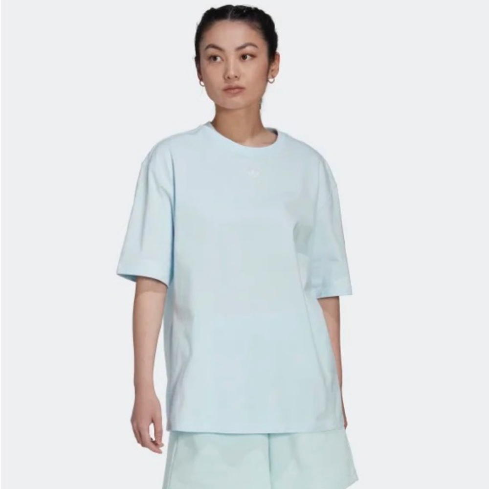 NWT ADIDAS ORIGINALS ADICOLOR ESSENTIALS TEE ALMOST BLUE